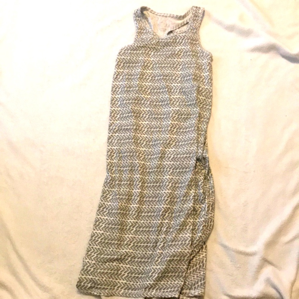Kids designed long summer casual dress